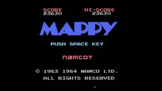 Those Darn Meowkies!!! Msx Mappy Rounds 1-7