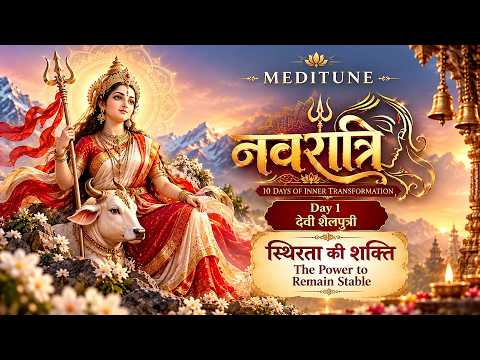 Meditune - Navratri | Day 1 Pratipada - Devi Shailaputri | BK Ritu | Guided Meditation