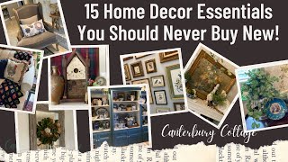 15 Home Decor Essentials You Should Buy at the Thrift Store