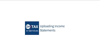 Uploading Income Statements - OH|TAX eServices