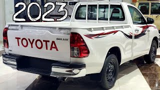 Just arrived 😍 2023 Toyota Hilux single cab pick-up truck “ with price “
