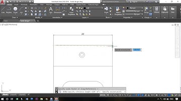 HOW TO SCALE ANY OBJECT WITH REFERENCE IN AUTOCAD