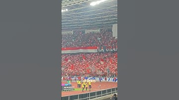 Aksi Suporter Timnas Indonesia Bikin Merinding #timnasindonesia