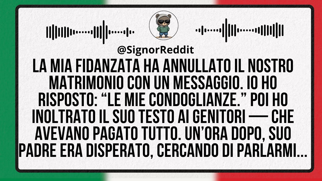 La Mia Fidanzata Ha Annullato il Nostro Matrimonio con un Messaggio. Io Ho Risposto: “Le Mie