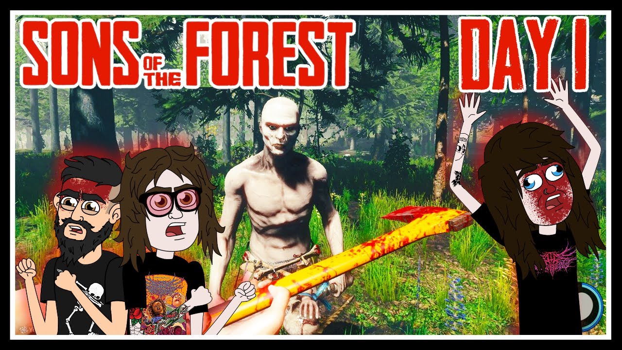DAY 1: THIS ISLAND IS CRAZY! | Sons Of The Forest (Multiplayer Gameplay)