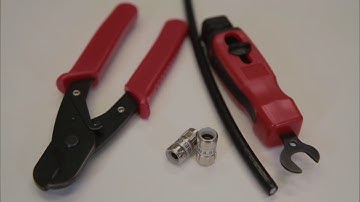 08MM-SI6Q - How to terminate an RG6 Push on 