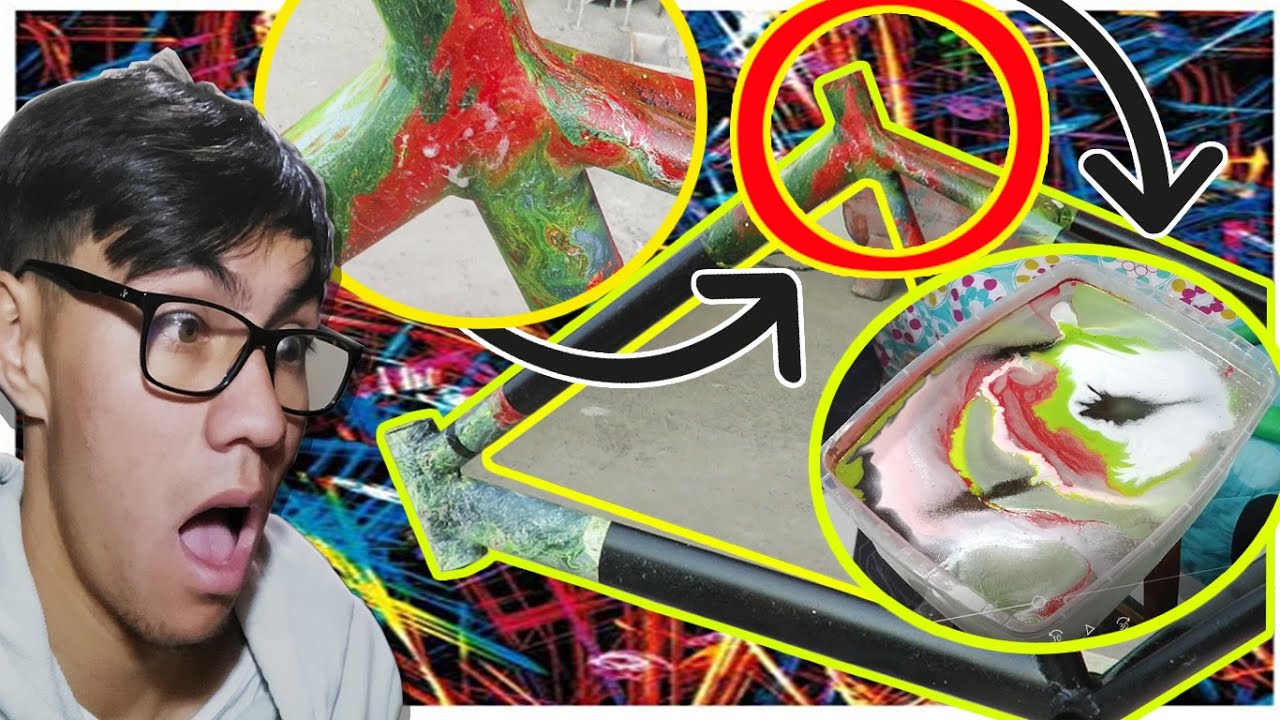 CUSTOM BIKE, hydro dipping A BICICLETA personalizar tu bici? YouTube