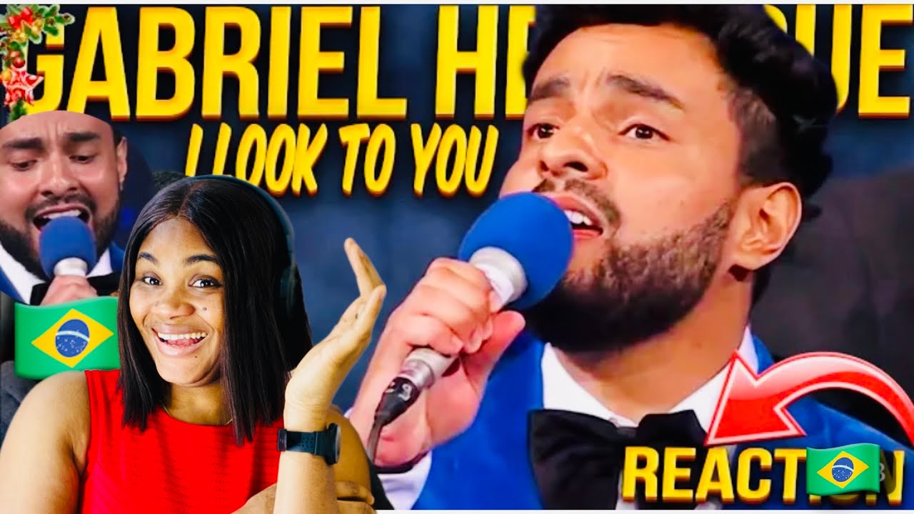 GABRIEL HENRIOUE• I LOOK TO YOU • LARGEST ORCHESTRA TO SING WITH. | Reaction