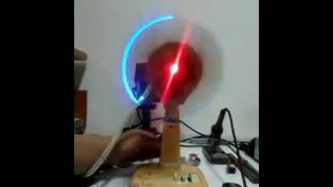 Vertical Propeller Clock by ATmega 8535