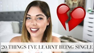 20 THINGS I'VE LEARNT BEING SINGLE | Emma Mumford