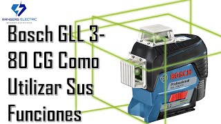 Nivel Laser Bosch GLL 3-80 CG Como Utilizar Sus Funciones