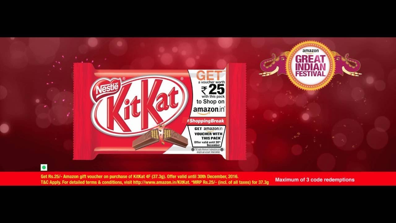 FREE Rs 25 amazon pay balance with KitKat