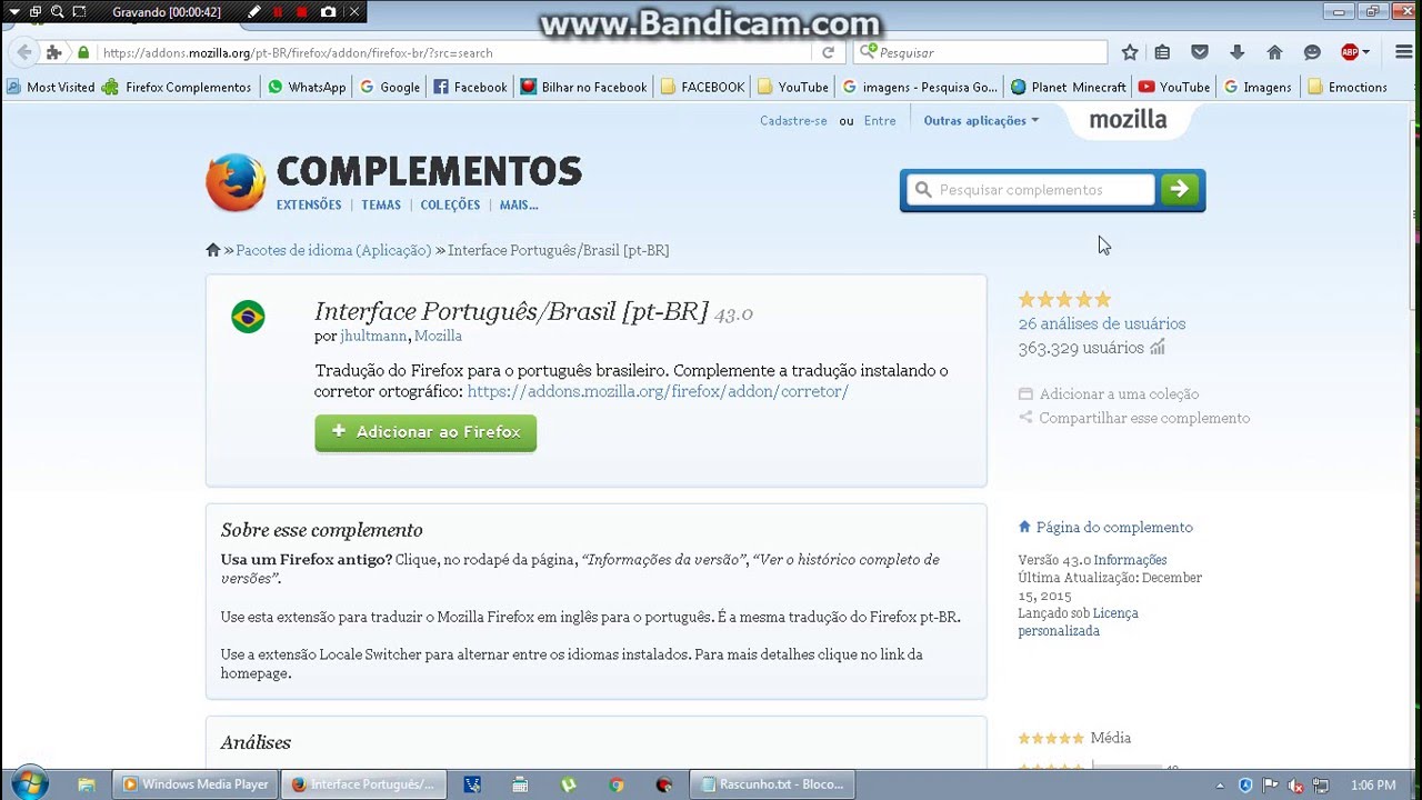Como deixar o Mozilla Firefox em português YouTube