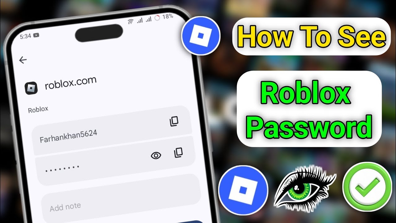 How To Know Your Roblox Password 2026 Recover Roblox Password See 