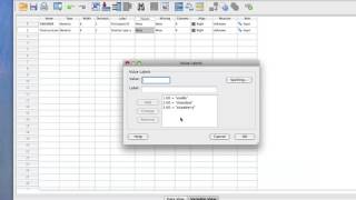 Creating file SPSS