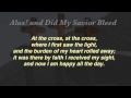 Alas and did my savior bleed at the cross united methodist hymnal 359