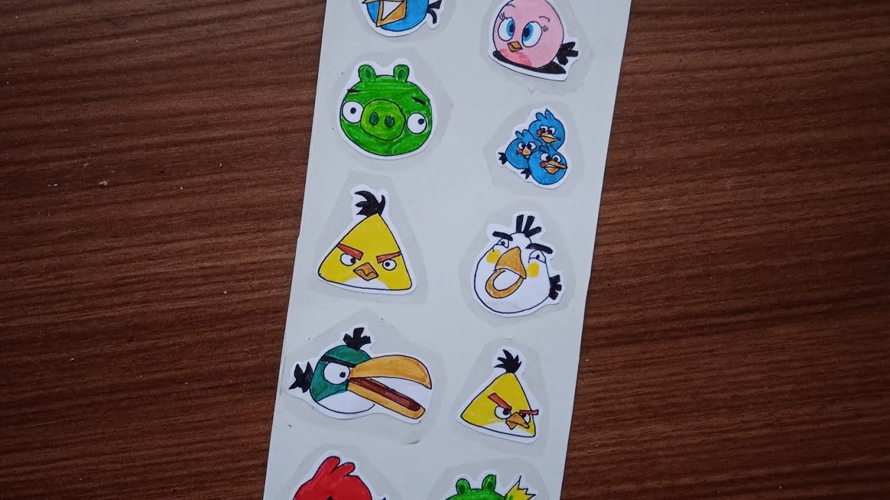 Angry birds stickers