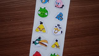 Angry birds stickers#diy ||homemade||without any cost 💕💕💕💕@Nhipsongtaybac26 #angrybirds screenshot 4