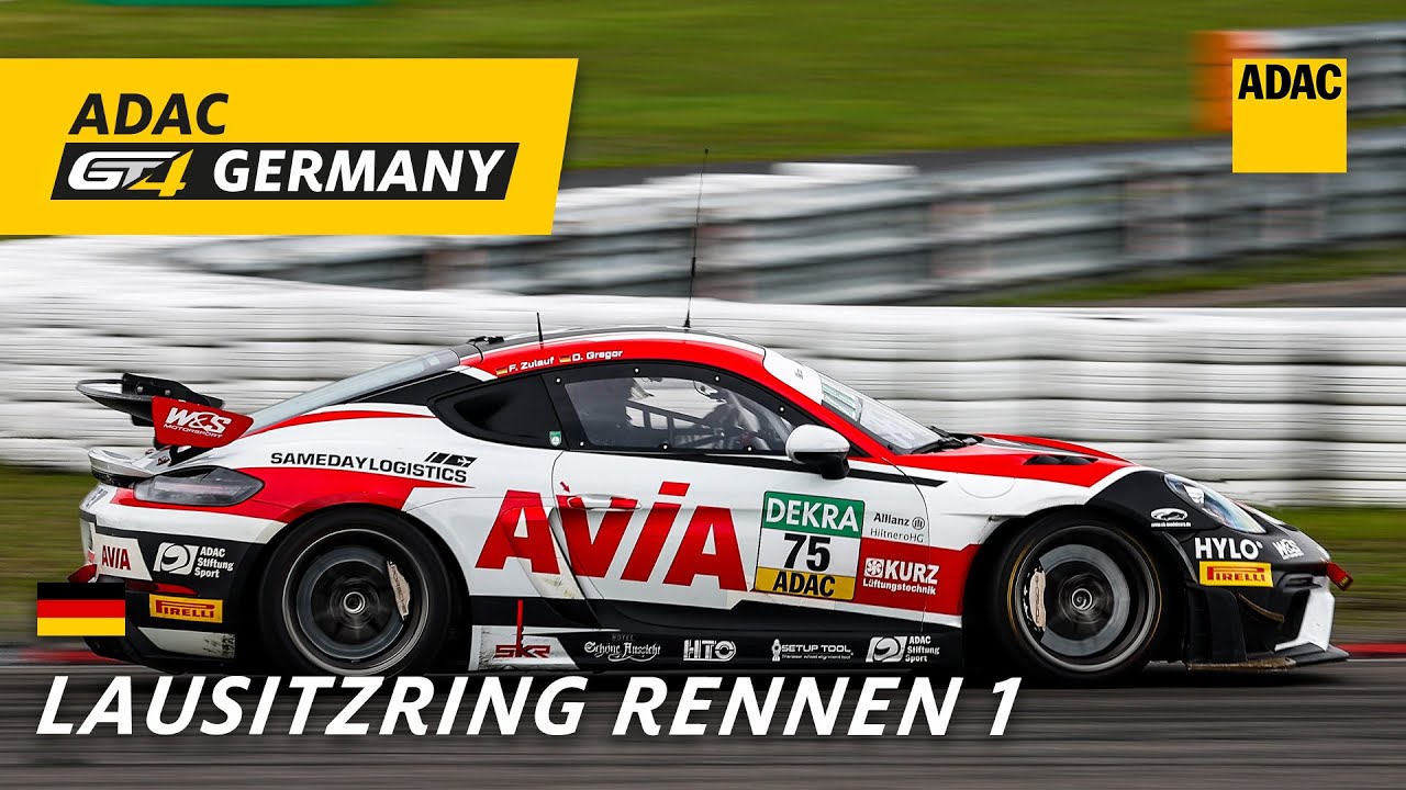 ADAC GT4 Germany Lausitzring 2023 Re-Live Rennen 1 Deutsch