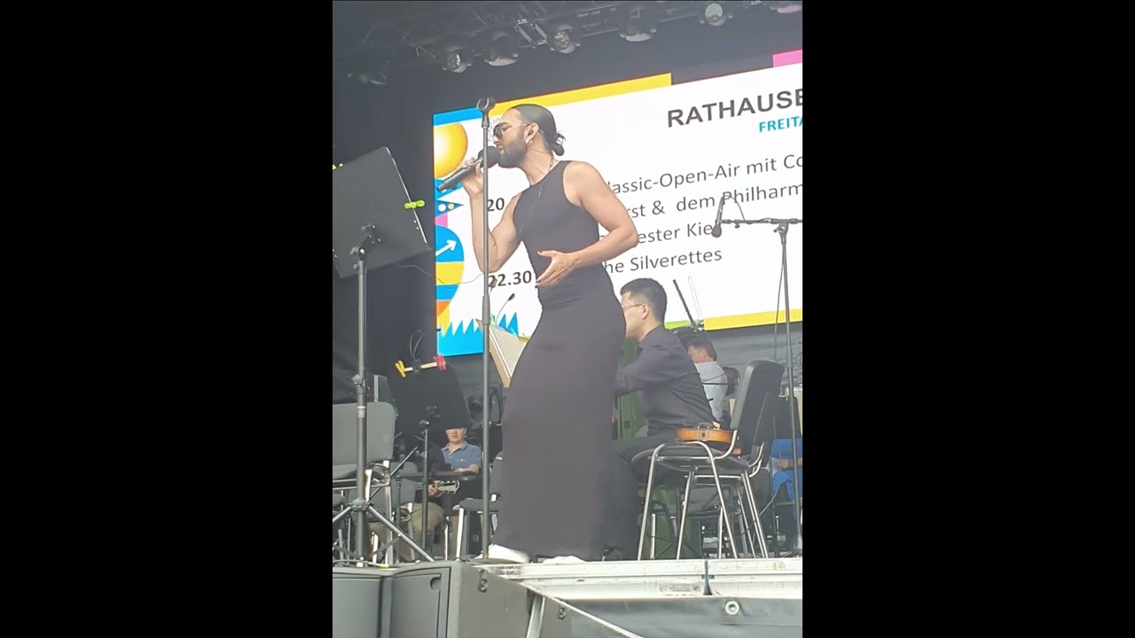 Conchita Wurst / Tom Neuwirth: Where Do I Begin, soundcheck - Kiel 24.06.22