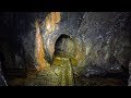 Lång Stollgång in till den gamla spännande Silvergruvan - Exploring abandoned Silver Mines