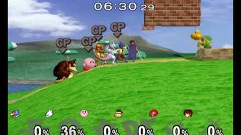 Super Smash Bros. Melee CrazyMod UE/Debug Menu - 1-1 Kinokos - Forward and Back in the Start