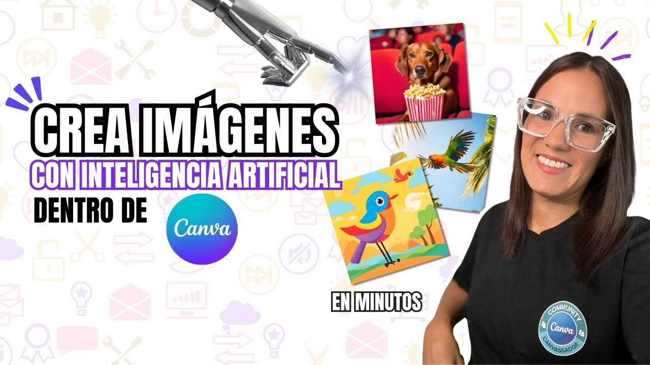 Crea imágenes con INTELIGENCIA ARTIFICIAL dentro de Canva - YouTube