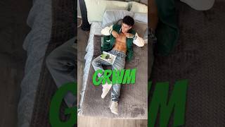 HOW TO STYLE 🛍️ green varsity jacket & Nike AF1 Shoe #fashion #grwm #aesthetic #motivation #tutorial
