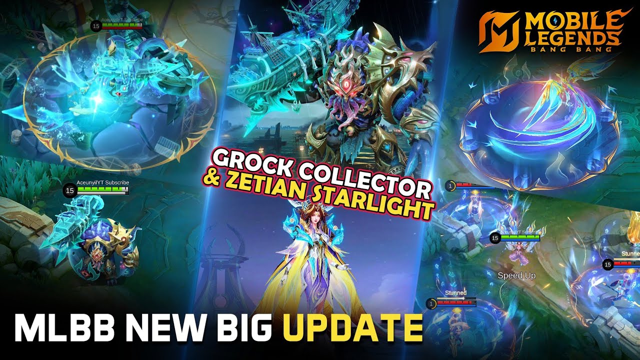 NEW SKINS GAMEPLAY | GROCK COLLECTOR TITANS SERIES | ZETIAN APRIL STARLIGHT