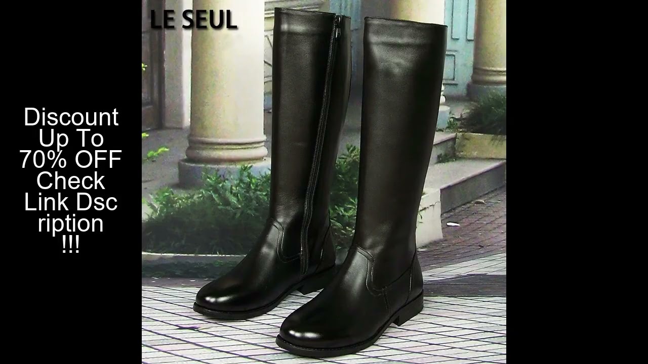 Fashion Men's Genuine Leather Motorcycle Boots High Equestrian Boots Winter Long Knee-high Knight Bo