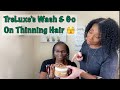 Defined Wash and Go On Thin Fine Hair  | Natural Type 4 Hair | @Shirley Ann