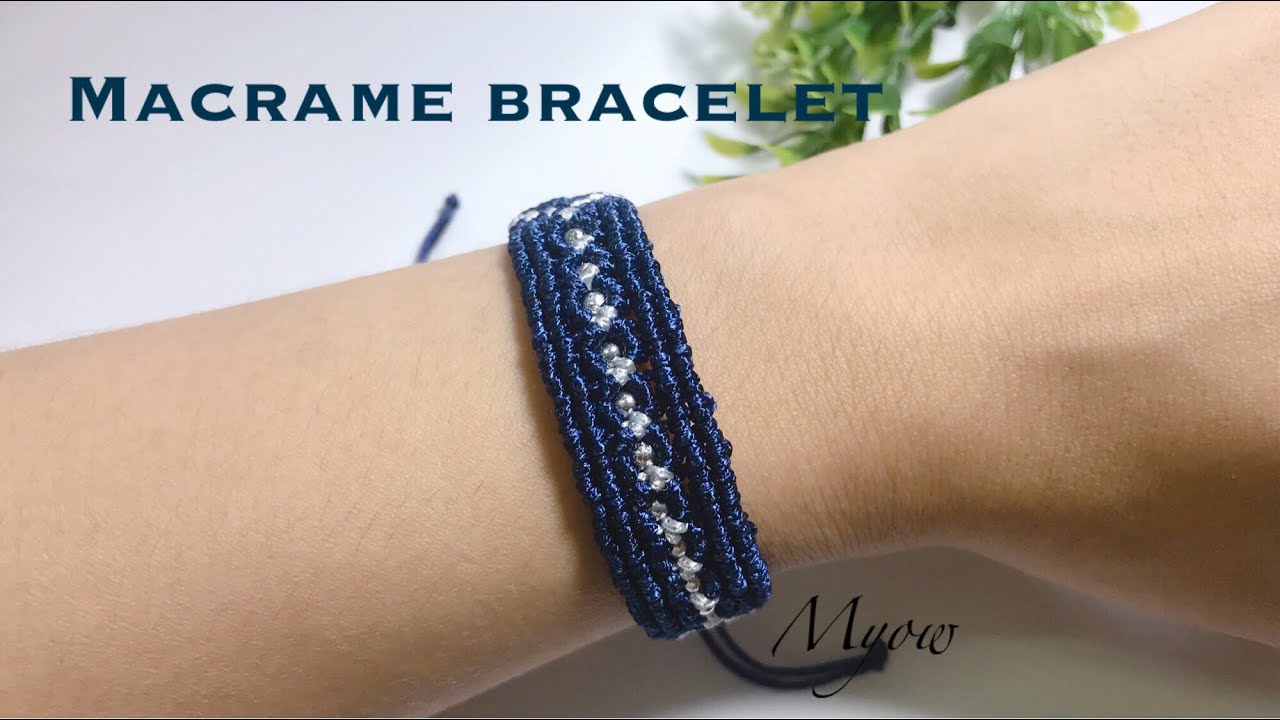 Macrame bracelets Myow 65 YouTube