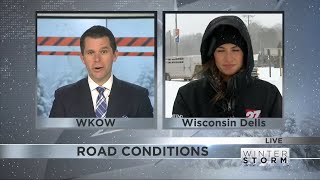 Plow drivers have positive outlook on road conditions near the Wisconsin Dells