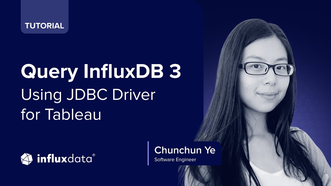 Query InfluxDB 3 Using JDBC Driver for Tableau - YouTube