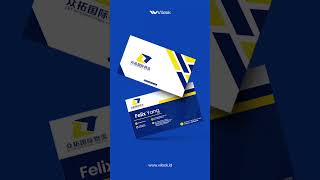 Mau desain Kartu Nama kamu lebih modern dan trendi kaya gini? Langsung aja ke Vilook🙌🤩 #shorts