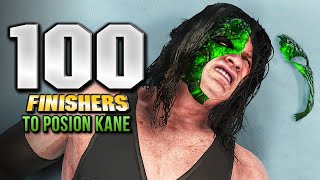 The big green machine poison kane takes 100 finishers in wwe 2k20 from
a variation of superstars on roster. be sure to turn notifications
s...