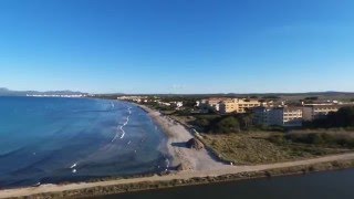 Alcudia Palma de Mallorca -vista de drone