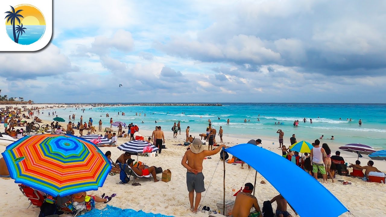 Cancun Mexico (4K) Daytime Beach - YouTube