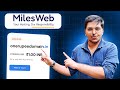 I bought ₹1 .IN domain from MilesWeb!