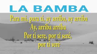 La Bamba cover lyrics