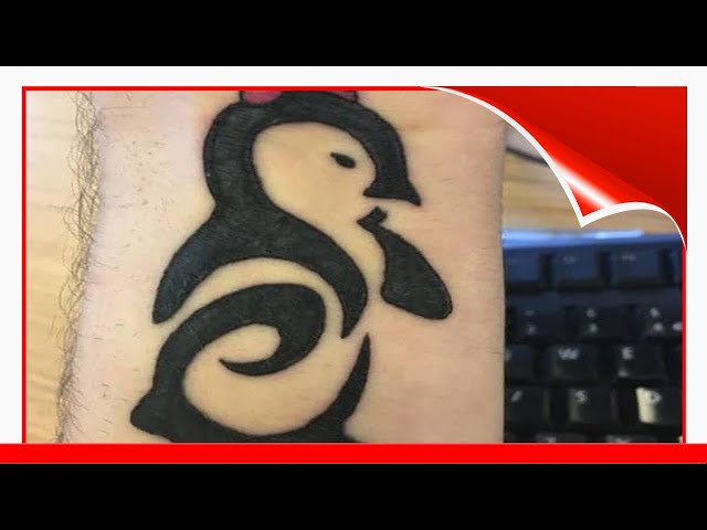 Buy Penguin Tattoo Online In India - Etsy India
