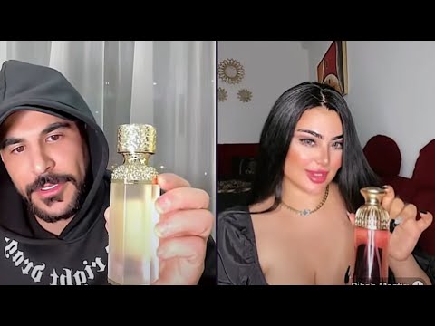 حسحس حسام الامير مع رحاب تريد دب و عرض العطورات و فتح المشروع ضحك فول