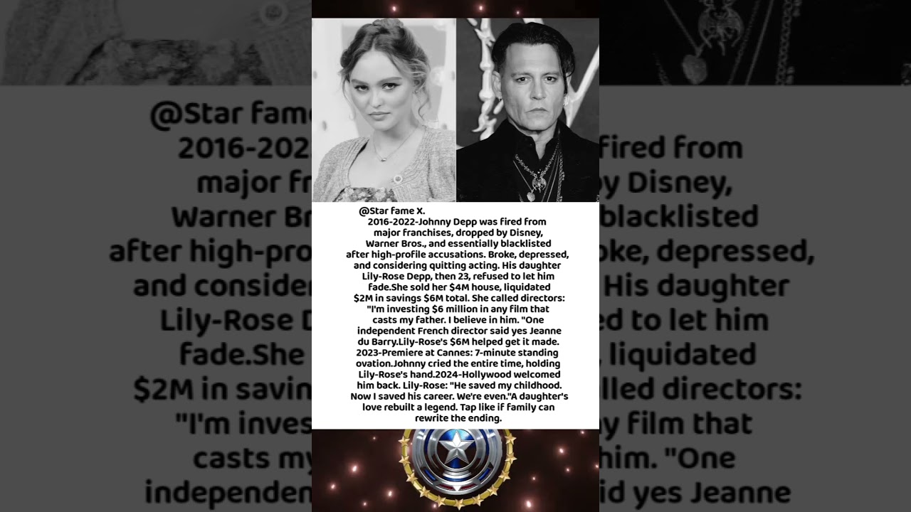 2016-2022-Johnny Depp was fired from major franchises, dropped by Disney, Warner Bros., and essent