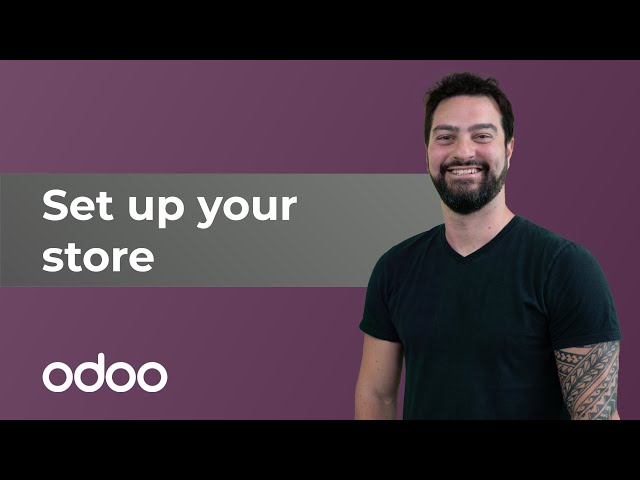 Set up your store | Odoo Point of Sale