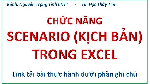 Bài tập về lệnh what-if anilyze trong excel năm 2024