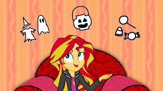 Blue's Clues and Sunset Shimmer: Thinking Time (What Blue wants to do for Halloween)