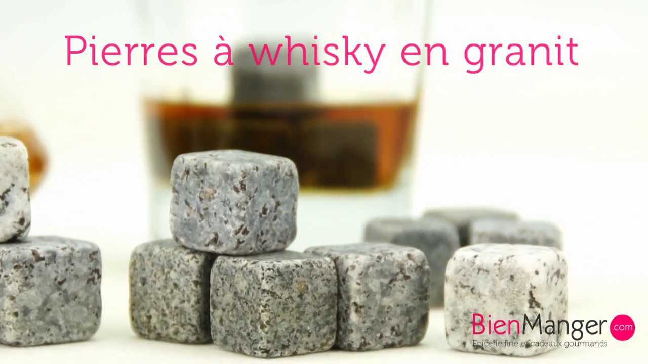 Pierre à whisky en granit bleu de Bretagne