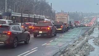 TTC Line 5 Train Bypassing Traffic
