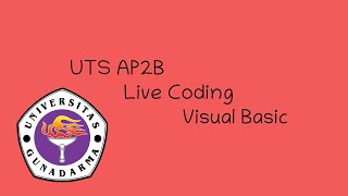 UTS livecoding VisualBasic (Anatasius Yogi , 10121149 dan 1KA07) Profile