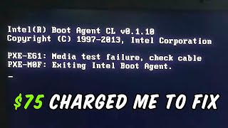 intel r boot agent ge v1.5.50 |No boot device found | How to Fix Intel r boot agent #windows 